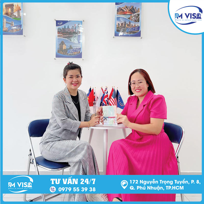 visa mỹ thành công